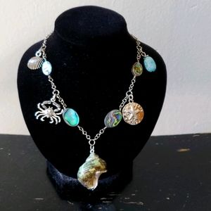 Nautical Abalone Shell Necklace